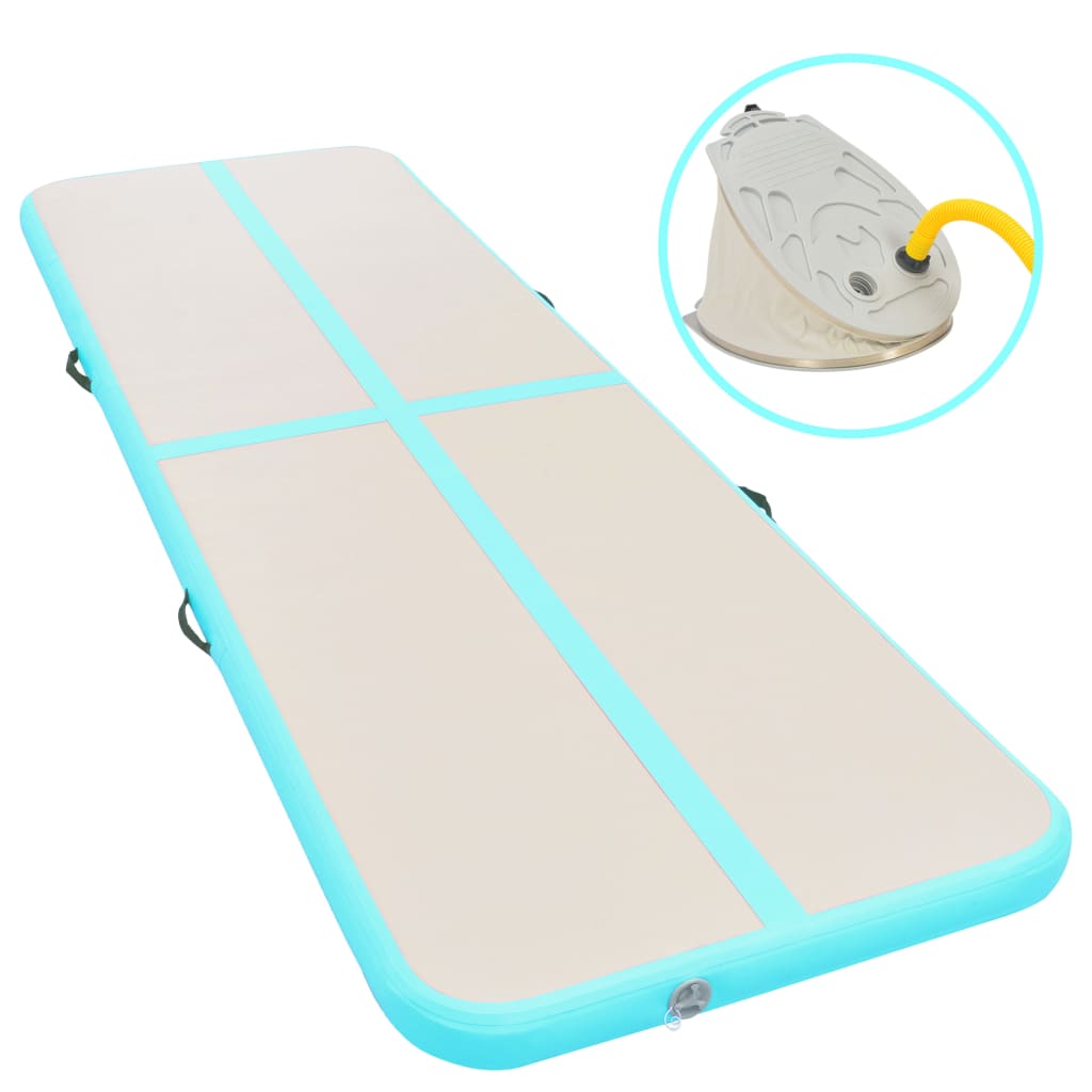 Tappetino Ginnastica Gonfiabile Con Pompa Pvc
