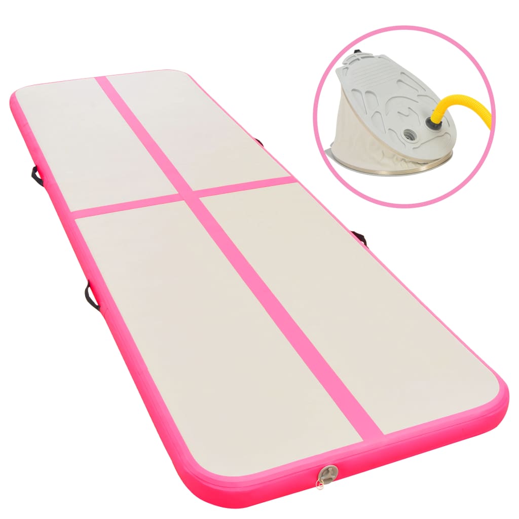 Tappetino Ginnastica Gonfiabile Con Pompa Pvc