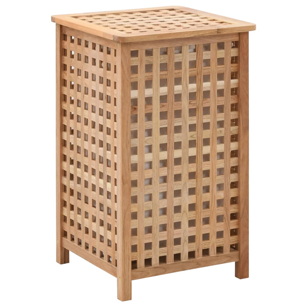 Portabiancheria 87,5X46X67 Cm In Legno Massello Di Noce