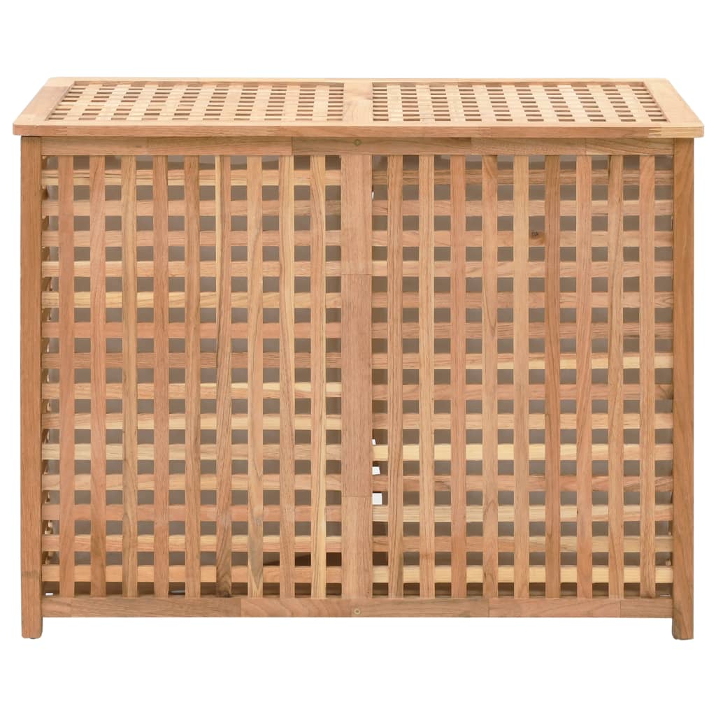Portabiancheria 87,5X46X67 Cm In Legno Massello Di Noce