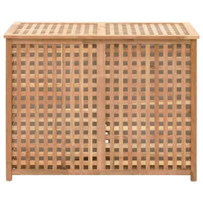 Portabiancheria 87,5X46X67 Cm In Legno Massello Di Noce
