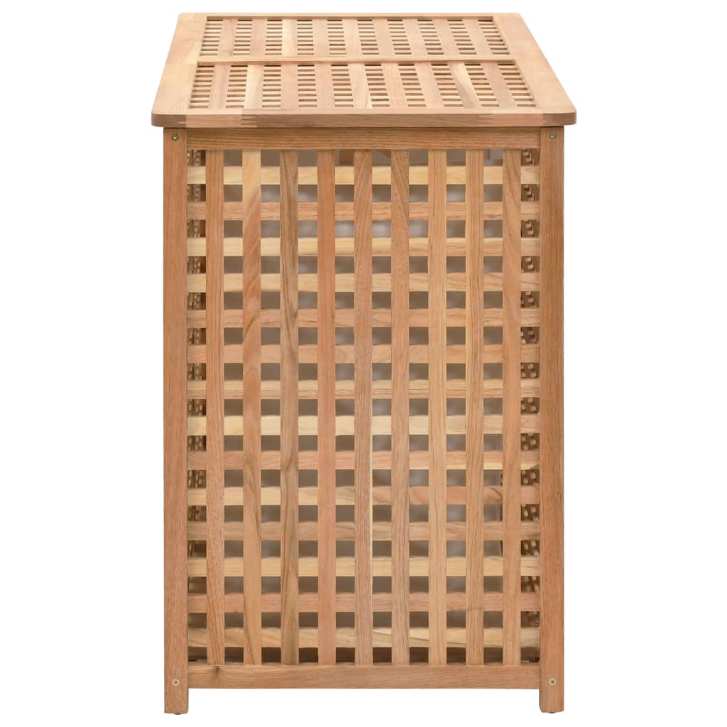 Portabiancheria 87,5X46X67 Cm In Legno Massello Di Noce