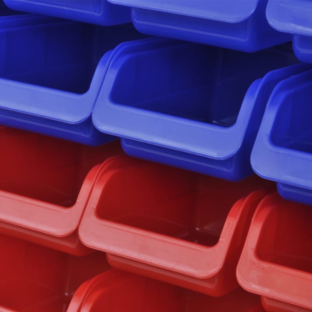 Pannelli Porta Attrezzi Da Parete 2 Pz Blu E Rosso
