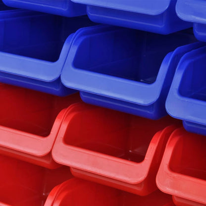 Pannelli Porta Attrezzi Da Parete 2 Pz Blu E Rosso
