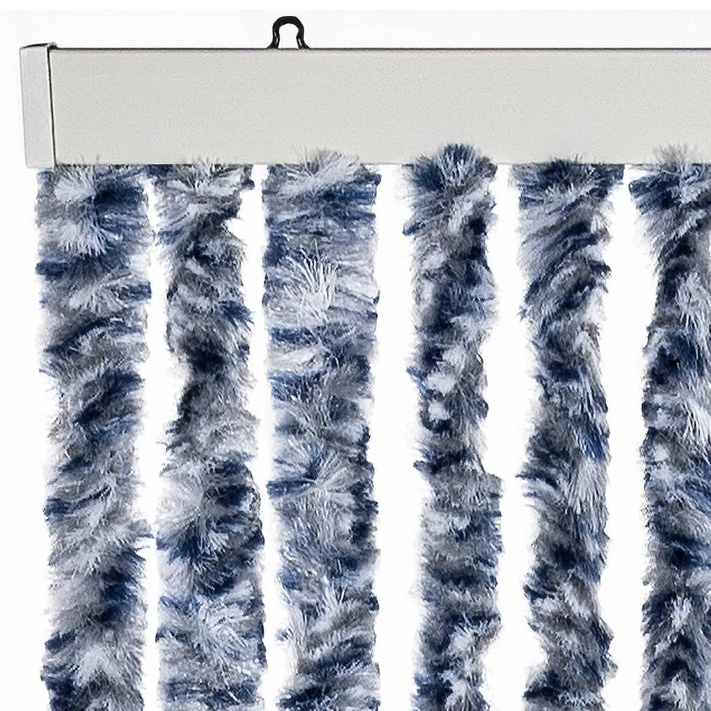 Zanzariera Blu Bianco E Argento Ciniglia Blu/Bianco/Argento