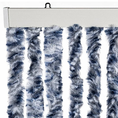 Zanzariera Blu Bianco E Argento Ciniglia Blu/Bianco/Argento