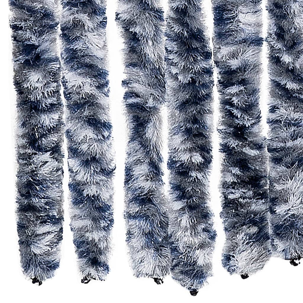 Zanzariera Blu Bianco E Argento Ciniglia Blu/Bianco/Argento