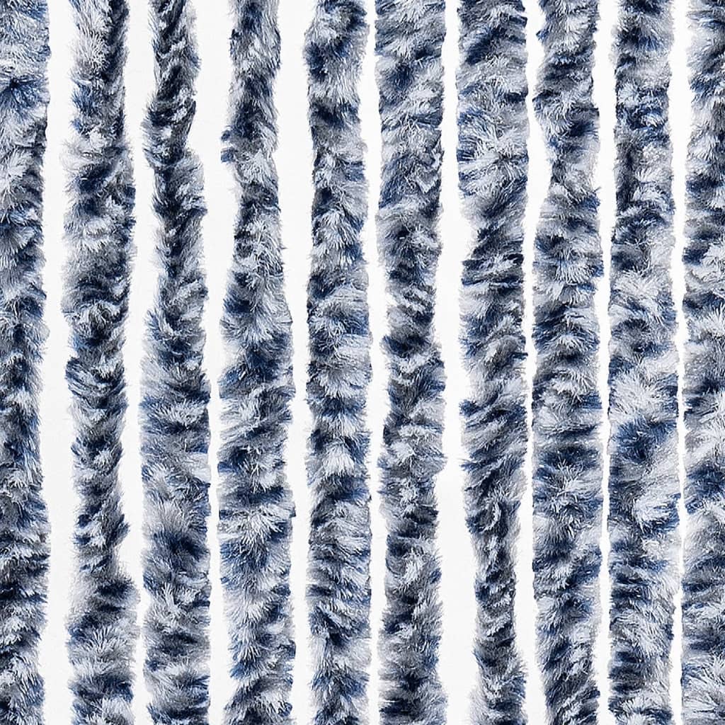 Zanzariera Blu Bianco E Argento Ciniglia Blu/Bianco/Argento