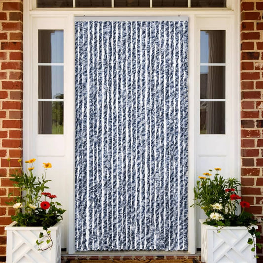 Zanzariera Blu Bianco E Argento Ciniglia Blu/Bianco/Argento