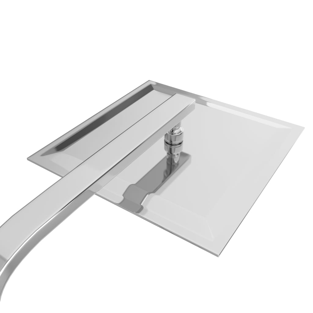 Set Per Doccia A Doppio Soffione Con Termostato Acciaio Inox