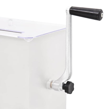 Impastatrice Carne Manuale E Coperchio Argento Acciaio Inox