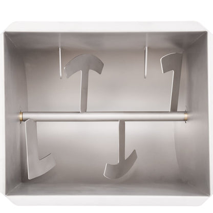 Impastatrice Carne Manuale E Coperchio Argento Acciaio Inox