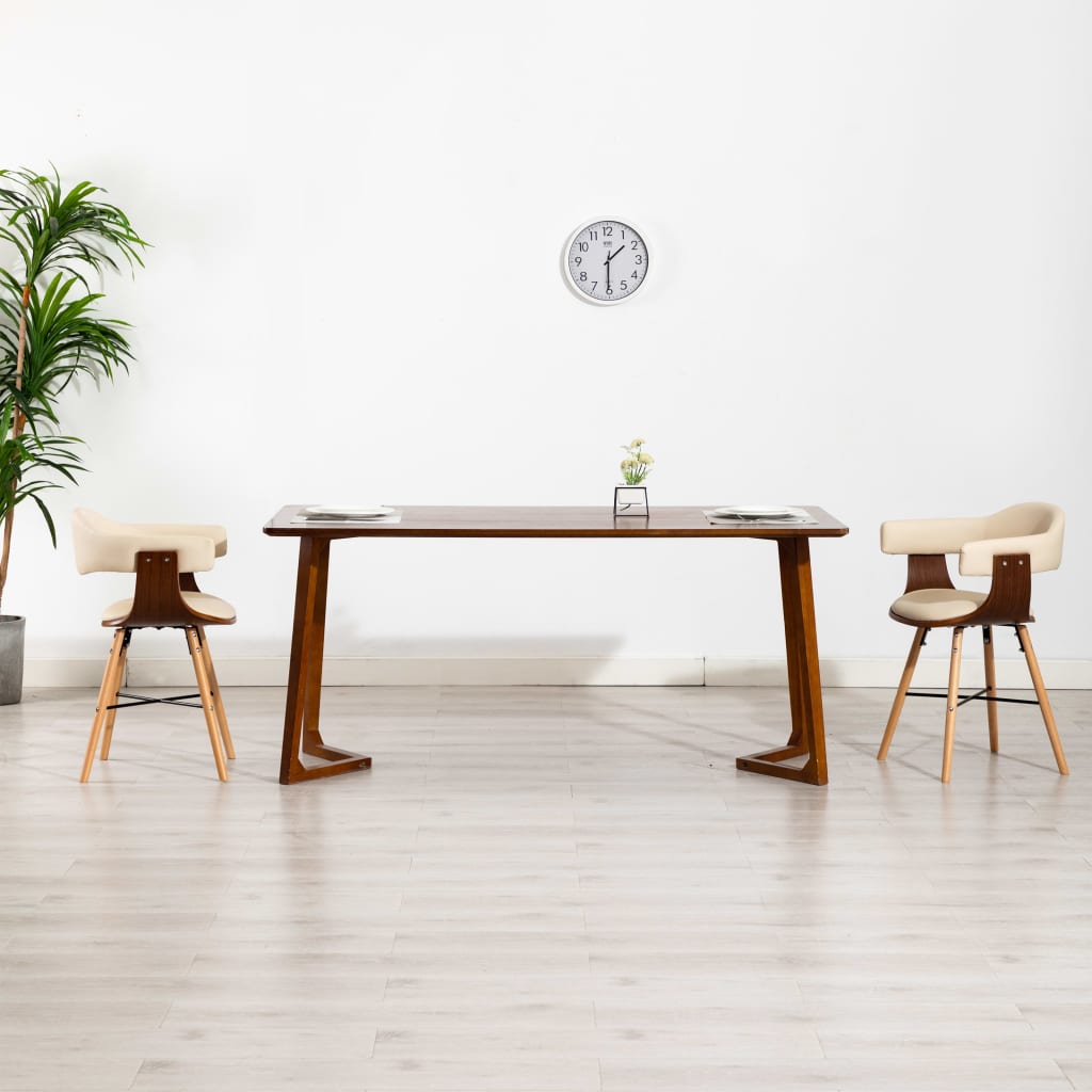 Sedie Da Pranzo 6 Pz In Legno Piegato E Tessuto