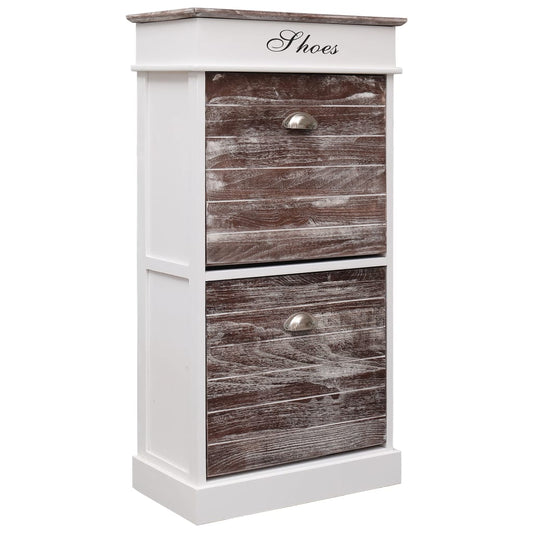Scarpiera 50X28X98 Cm In Legno Di Paulownia