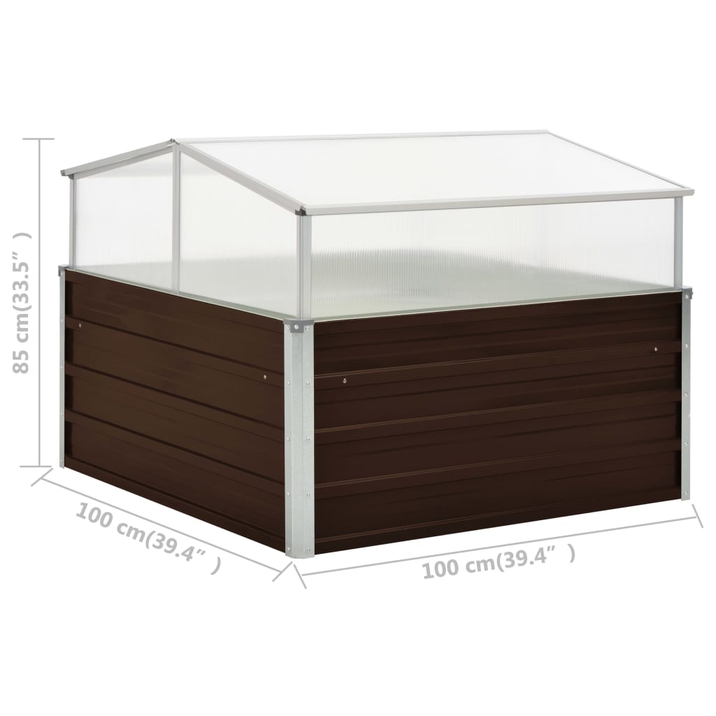 Serra 100X100X85 Cm In Acciaio Zincato