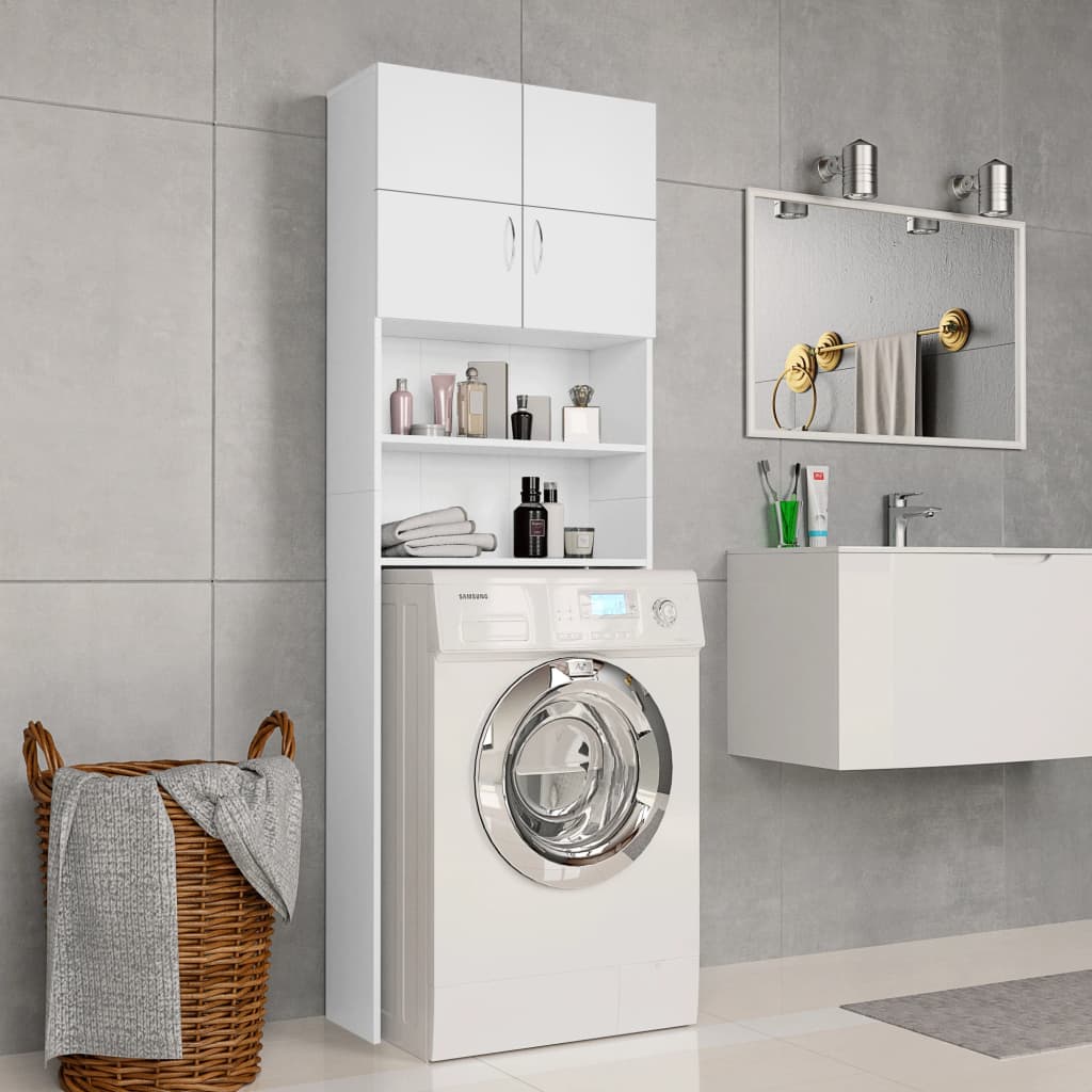 Mobile Per Lavatrice 64X25,5X190 Cm