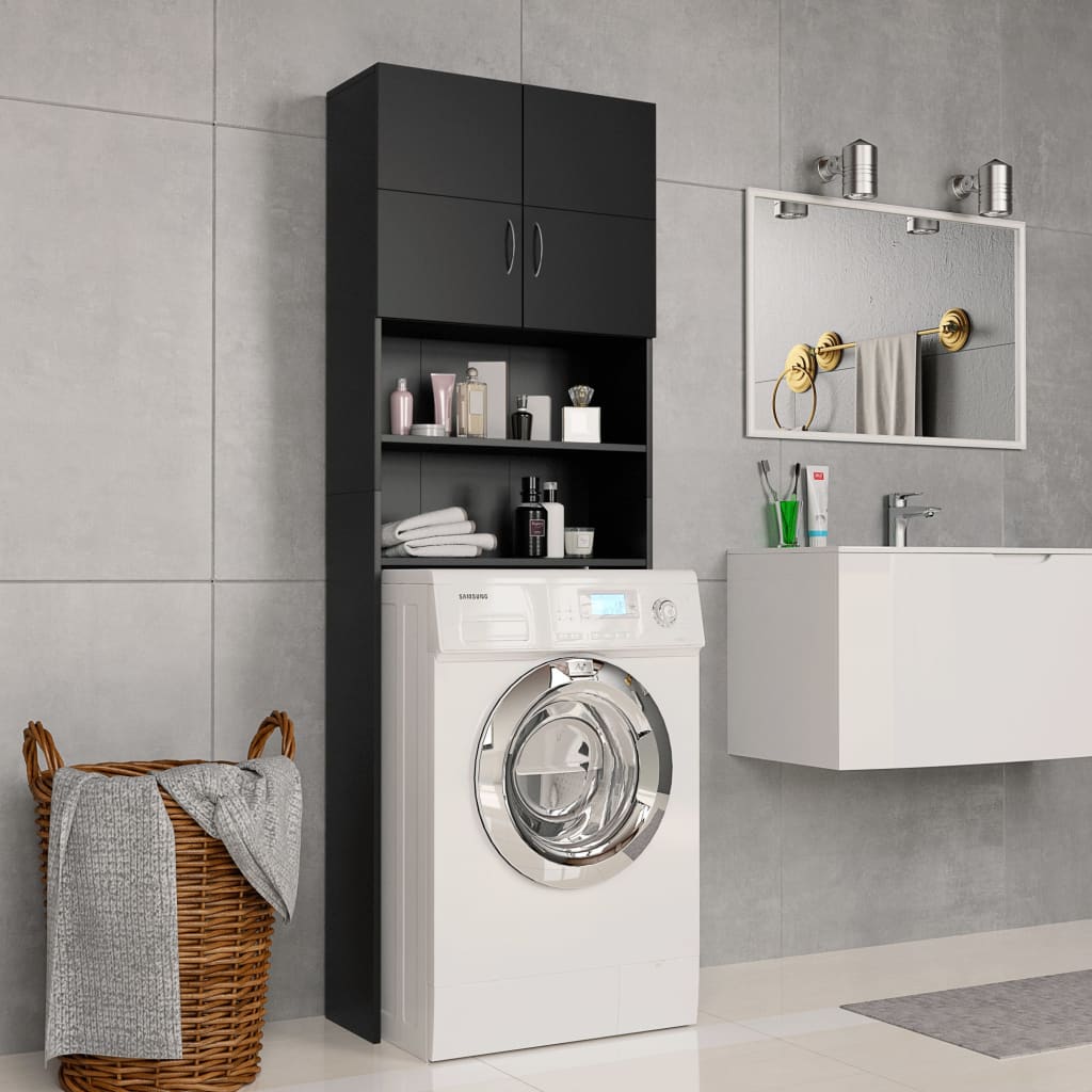 Mobile Per Lavatrice 64X25,5X190 Cm