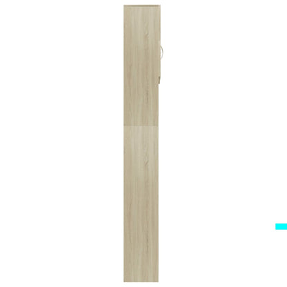 Mobile Lavatrice Rovere Sonoma 64X25,5X190 Cm Legno Multistrato