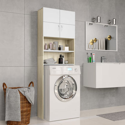 Mobile Per Lavatrice 64X25,5X190 Cm