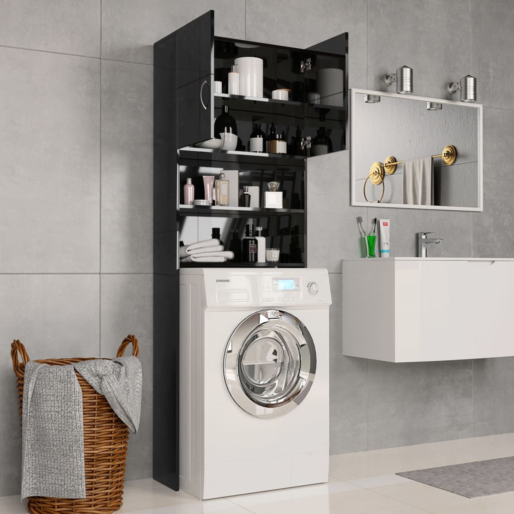 Mobile Per Lavatrice 64X25,5X190 Cm