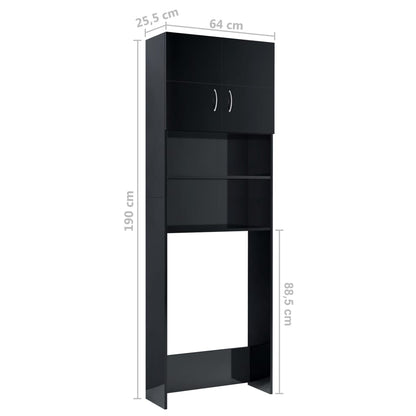 Mobile Per Lavatrice 64X25,5X190 Cm