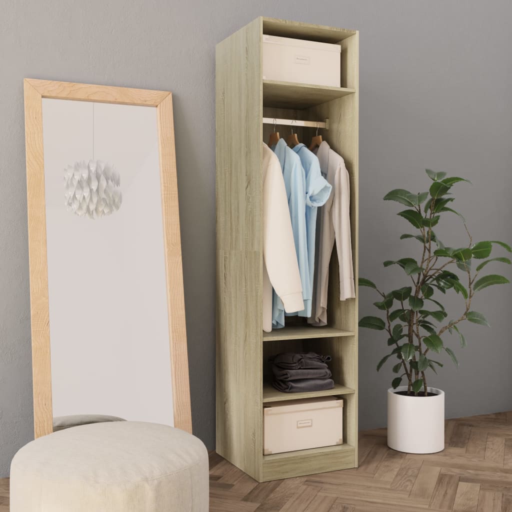 Armadio In Legno Multistrato Rovere Sonoma
