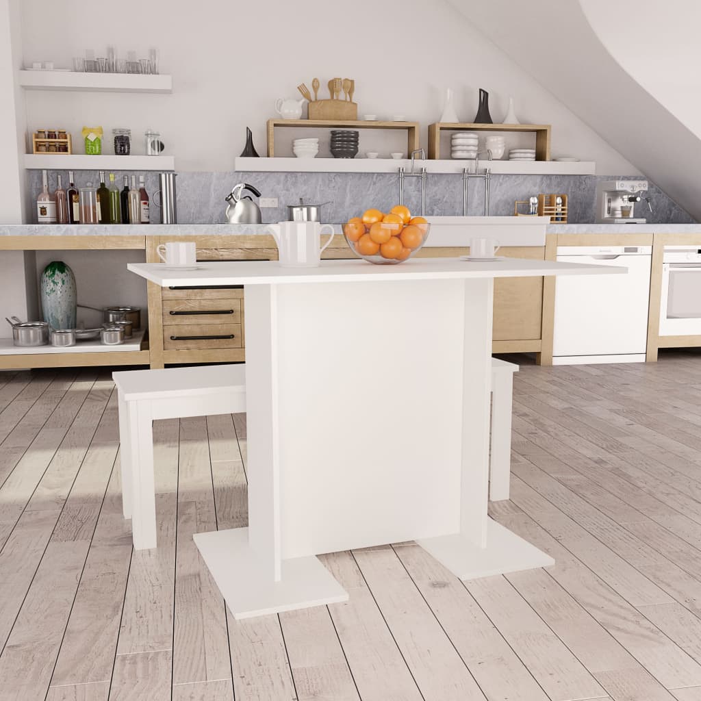 Tavolo Da Pranzo 110X60X75 Cm In Legno Multistrato