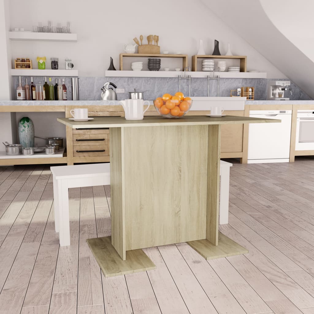 Tavolo Da Pranzo 110X60X75 Cm In Legno Multistrato