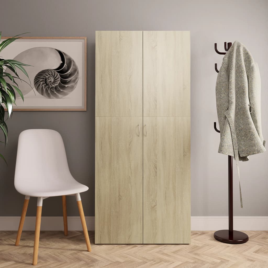 Scarpiera 80X35,5X180 Cm In Legno Multistrato