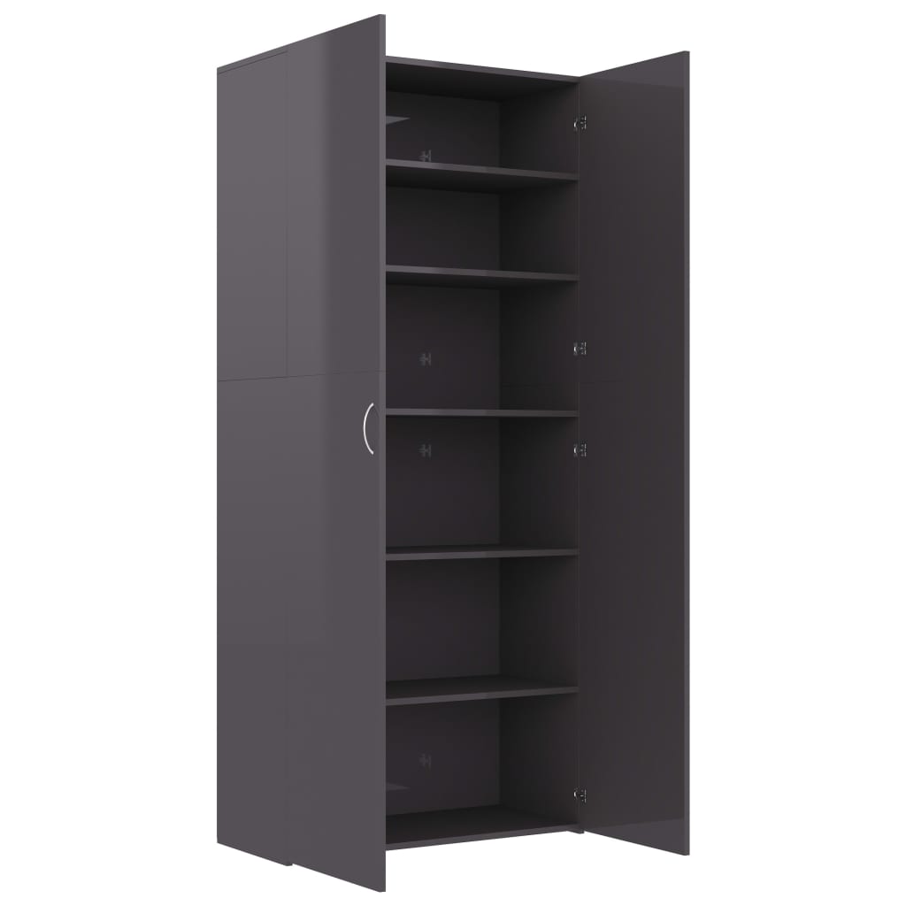 Scarpiera 80X35,5X180 Cm In Legno Multistrato