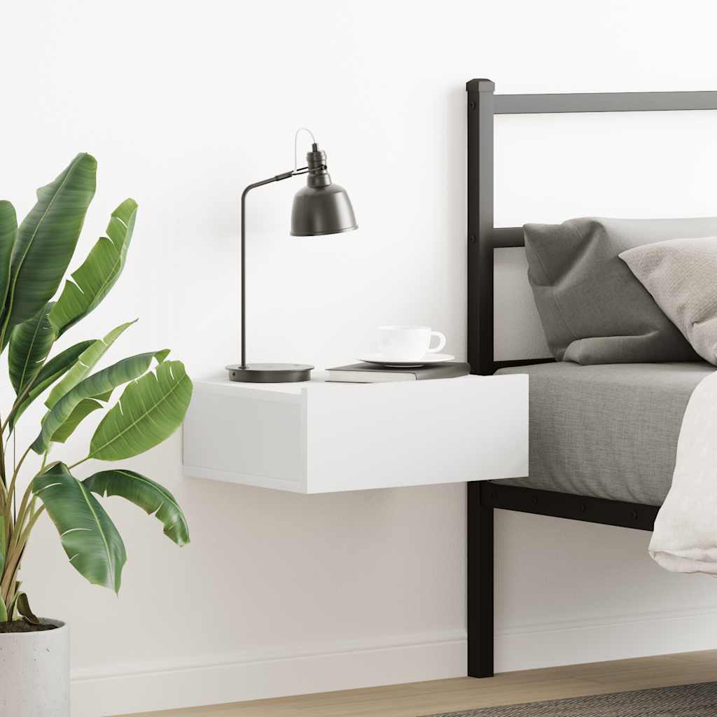 Comodini Pensili 2Pz 40X32X15 Cm Legno Multistrato