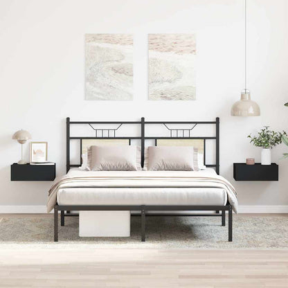 Comodini Pensili 2Pz 40X32X15 Cm Legno Multistrato