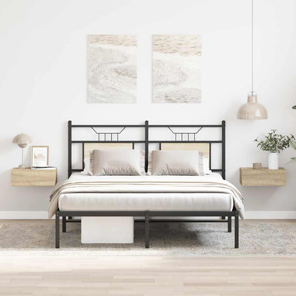 Comodini Pensili 2Pz 40X32X15 Cm Legno Multistrato