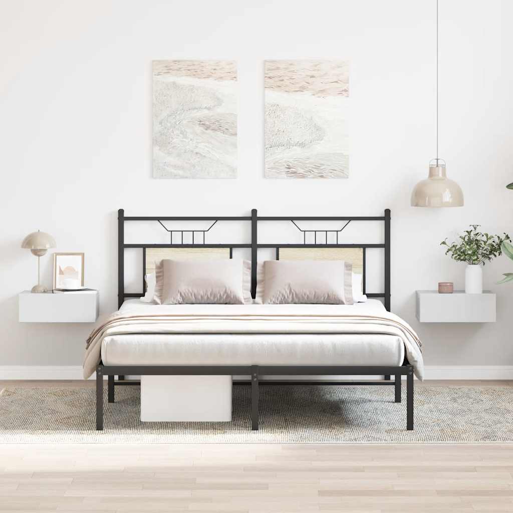 Comodini Pensili 2Pz 40X32X15 Cm Legno Multistrato