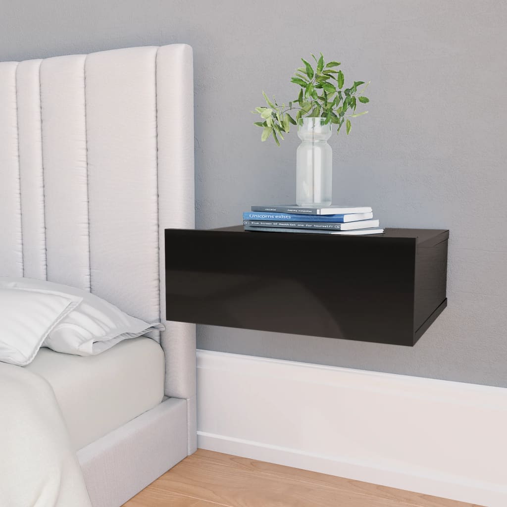 Comodini Pensili 2Pz 40X32X15 Cm Legno Multistrato