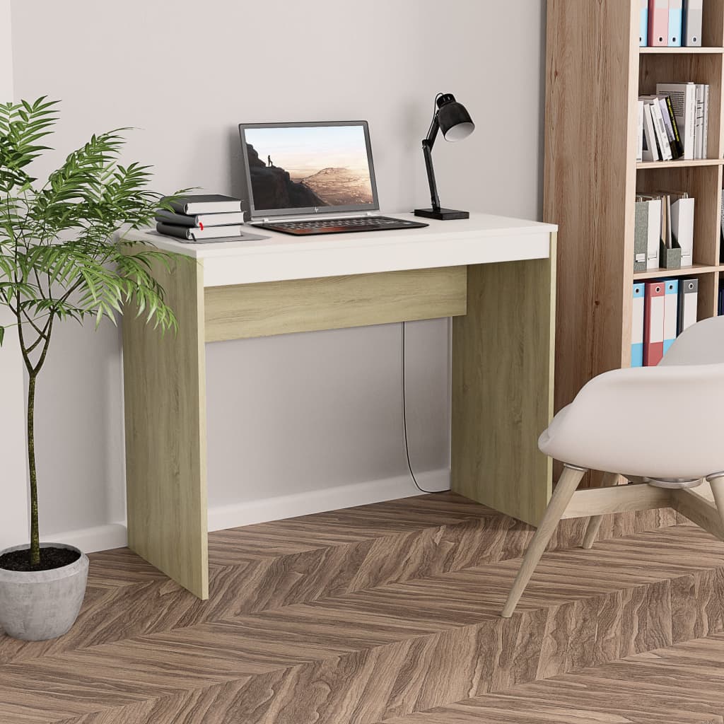 Scrivania 90X40X72 Cm In Legno Multistrato