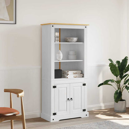 Credenza In Legno Di Pino Messicano Corona Range 80X40X170 Cm