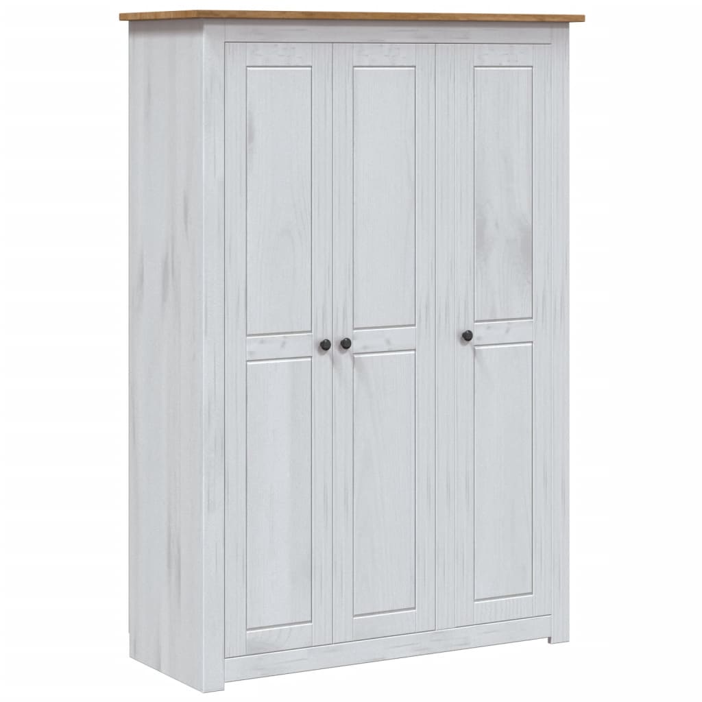 Armadio A 3 Ante 118X50X171,5Cm In Pino Panama Range