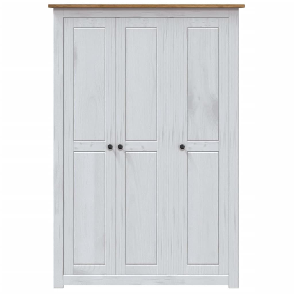Armadio A 3 Ante 118X50X171,5Cm In Pino Panama Range