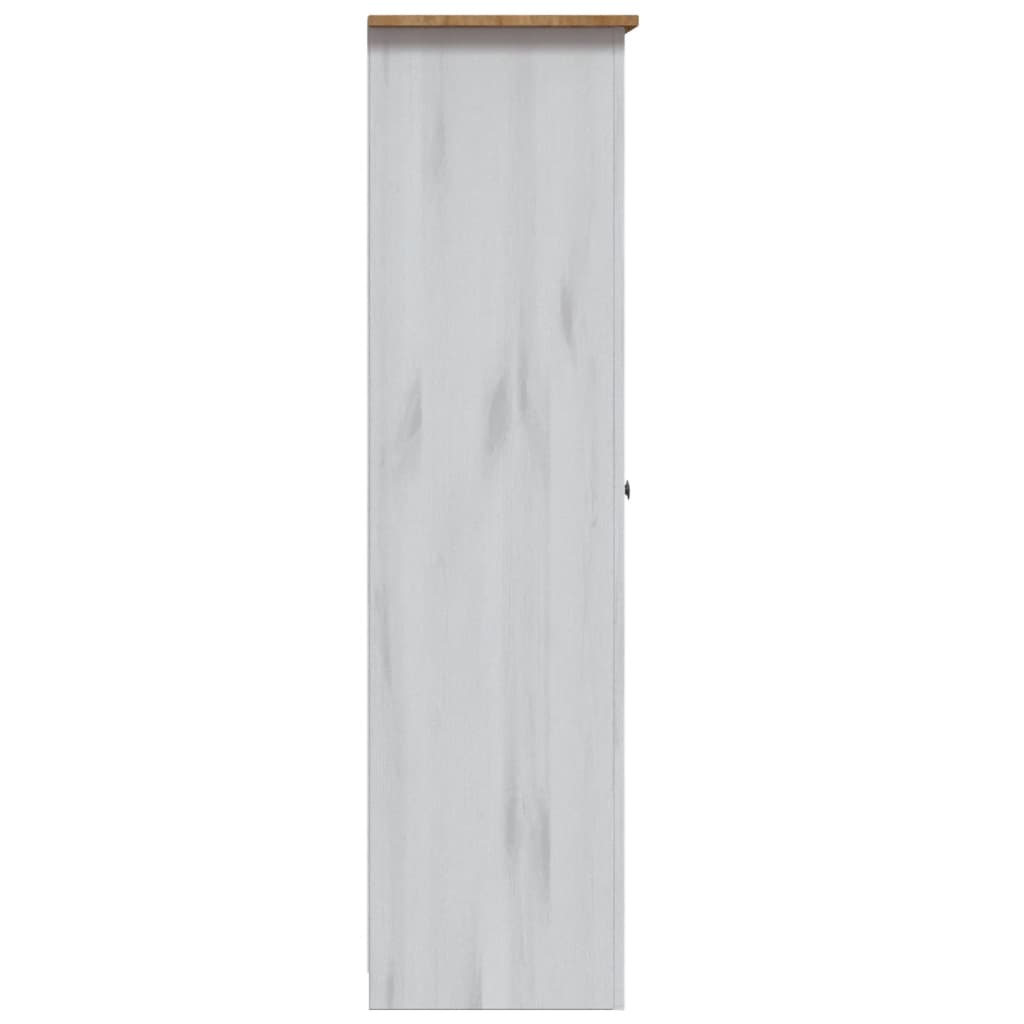 Armadio A 3 Ante 118X50X171,5Cm In Pino Panama Range