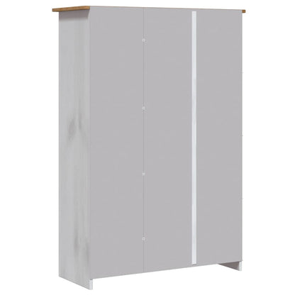 Armadio A 3 Ante 118X50X171,5Cm In Pino Panama Range