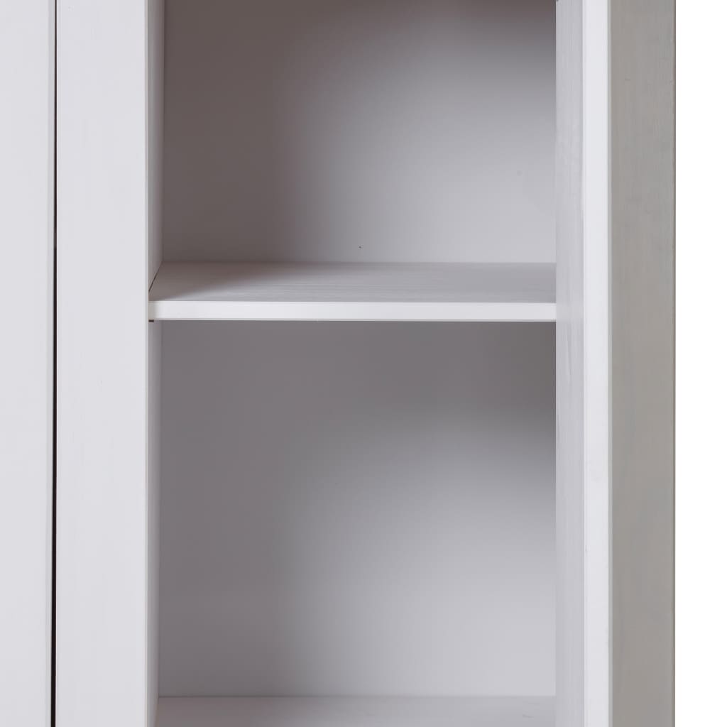 Armadio A 3 Ante 118X50X171,5Cm In Pino Panama Range