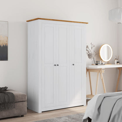Armadio A 3 Ante 118X50X171,5Cm In Pino Panama Range