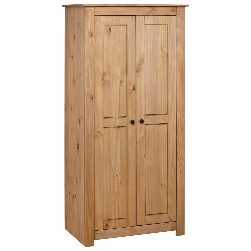 Armadio A 3 Ante 118X50X171,5Cm In Pino Panama Range