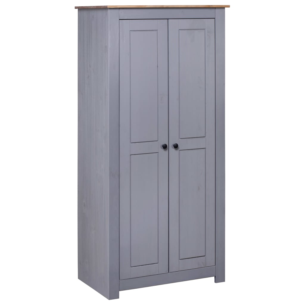 Armadio A 3 Ante 118X50X171,5Cm In Pino Panama Range