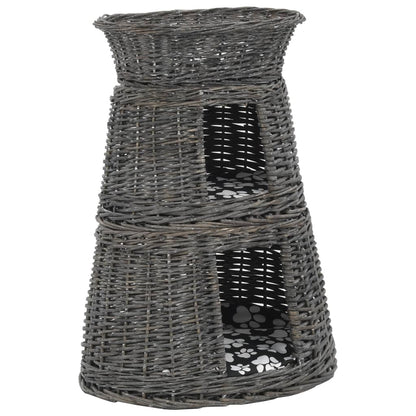 Ceste Gatti Con Cuscini 3Pz 47X34X60Cm Salice Naturale