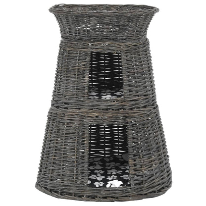 Ceste Gatti Con Cuscini 3Pz 47X34X60Cm Salice Naturale