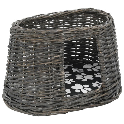 Ceste Gatti Con Cuscini 3Pz 47X34X60Cm Salice Naturale