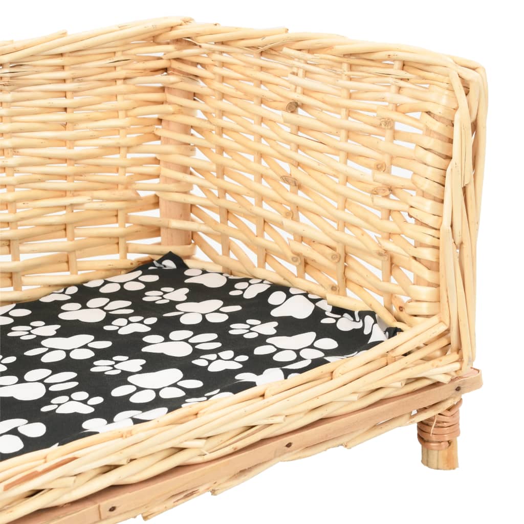 Cesta Per Cani Con Cuscino Salice