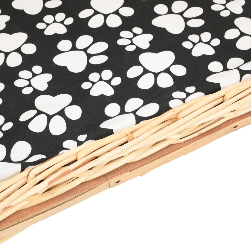 Cesta Per Cani Con Cuscino Salice